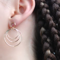 Boucles d'oreilles pendantes en plaqué or ANNA - Bijoux Privés Discovery