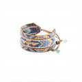 Handmade cuff bracelet "Rays" - Mishky