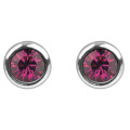 Marylin & Joe - Boucles d'Oreilles pierre de naissance Juillet, Argent 925