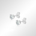 Diamonds earrings in white gold - Aï Shiteru