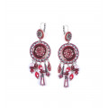 Red pendants earrings - Amarkande