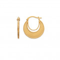 Gold plated or silver "Aluna" pendant earrings - Bijoux Privés Discovery
