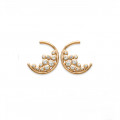 Earrings gold plated or silver "Charlina" - Bijoux Privés Discovery