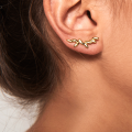 Gold plated earrings "Safari" - PD Paola