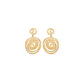 yellow gold-plated pendant earrings "Cyclades" - Bijoux Privés Discovery