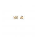 Silver earrings "Yes -No" - Lorenzo R