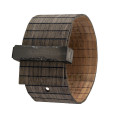 Wooden cuff bracelet "Terra Mater Talia black nut gun" - We wood