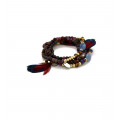 Pearl bracelet multi-row and reversible- Amarkande