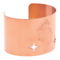 Woman cuff bracelet with cactus and stars - Paloma jewelry