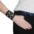 Black cuff bracelet with lace - Sev Sevad