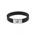 Steel and silicon men's bracelet "Katchev" - Rochet