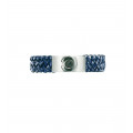 "Katchev" steel and leather bracelet - Rochet