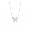 Necklace "Butterfly" for women in silver or gold plated - Lorenzo R