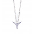Pearl necklace "Buffalo"pendant - Amarkande