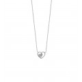 Silver necklace "Coeur" for women - Lorenzo R