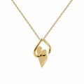 Silver or gold-plated heart pendant necklace "Promise" - PD Paola