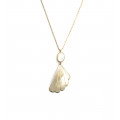 Long necklace and semi-precious stone "Ballerine" - Lily Garden