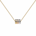 Gold and silver plated ladies necklace "Trilogy" - PD Paola