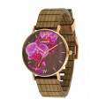 Women's wooden watch "Aurora Flower Nut" - WeWood