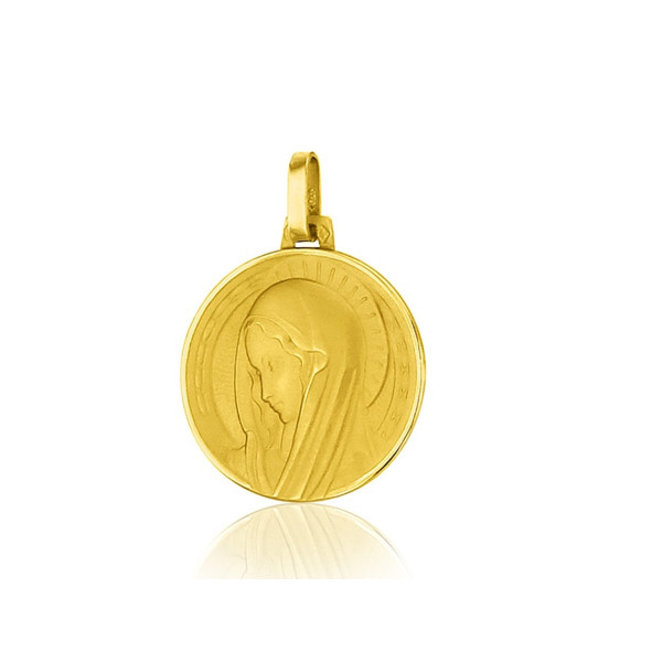 ONEKISS - Médaille Ste Vierge, Or jaune 18k