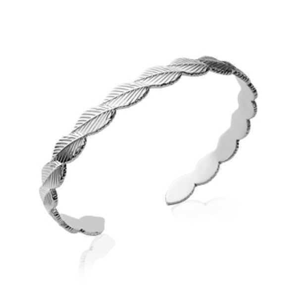 Jonc en argent AZALÉE - Bijoux Privés Discovery