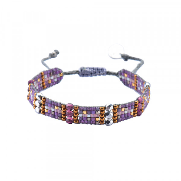 Bracelet Mishky Nahui violet - Collection Mishky Eté 2018