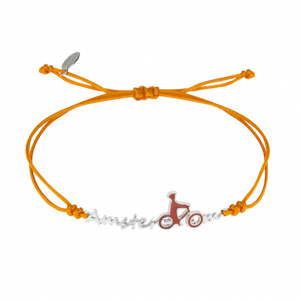 Bracelet cordon en argent "Amsterdam" - Virginie Carpentier