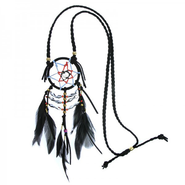 Sautoir femme attrape-rêves Dream-Catcher AZULA - Amarkande