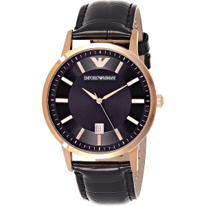 Montre ARMANI Homme Acier Inoxydable  Rose  - Noir - 43MM