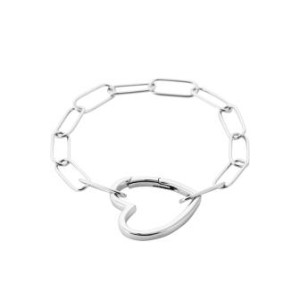 Bracelet coeur trombone