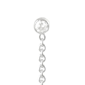 PEREGRINA - Boucles d'oreilles 2 Perles de Tahiti 9/10 mm et Diamants 0,22ct - Or Blanc 18k