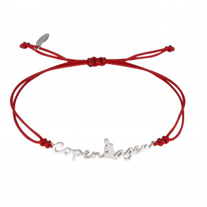 Bracelet cordon en argent "Copenhagen" - Virginie Carpentier