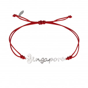 Bracelet cordon "Singapore" - Virginie Carpentier