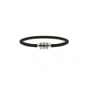 Bracelet pour homme acier noir "Locker" - Rochet