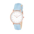 Montre Femme - bleu ciel rose et or - 36MM