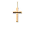 ONEKISS - Pendentif Croix 15mm, Or Jaune 18k 0,23g