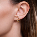 Boucles d'oreilles GLORY et pierres de couleur - PD Paola