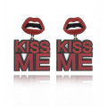 Boucles d'oreilles fantaisies "Kiss Me" - Poli Joias