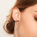 Grandes boucles d'oreilles créoles argent ou plaqué or SERENA - PD Paola