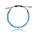 Bracelet en pierre naturelle turquoise pour homme - Lauren Steven