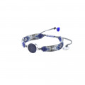 Bracelet colombien Mishky pierre bleue - Collection Mishky Eté 2018