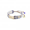 Bracelet Mishky Guaca perles bleues - Collection Mishky Eté 2018