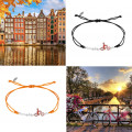 Bracelet cordon en argent "Amsterdam" - Virginie Carpentier