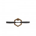 Bracelet cordon Hexagone en bois  - Marggot Made In France