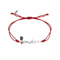 Bracelet cordon argent "London" - Virginie Carpentier