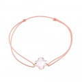 Bracelet avec quartz rose "Fleur" - Be Jewels