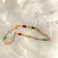 Bracelet plaqué or et pierres colorées NOA - Bijoux Privés Discovery