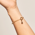 Bracelet femme argent ou plaqué or avec zircons GINA - PD Paola