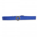 Bracelet Ai Shiteru Stretch bleu roi et zircons