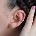 Bague d'oreille en plaqué or CELIA - Bijoux Privés Discovery